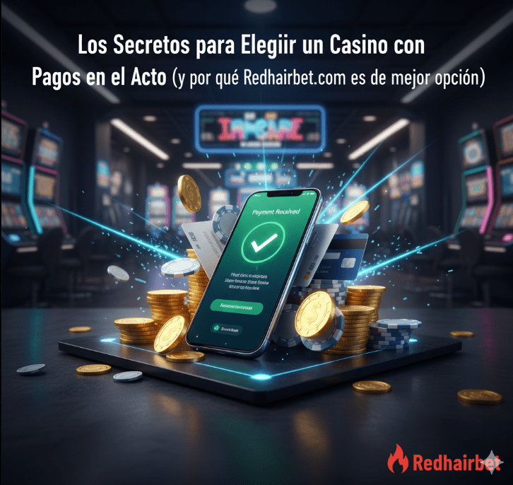 Los Secretos para Elegir un Casino con Pagos en el Acto (y por qué Redhairbet.com es la mejor opción)