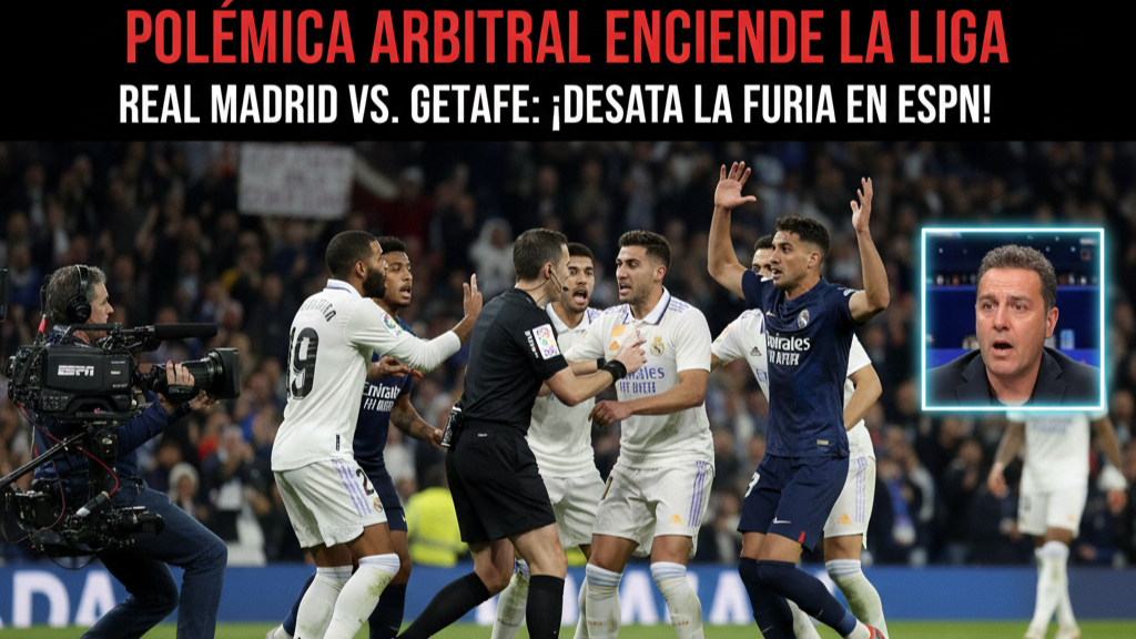 MBAPPÉ y la ROJA Más Rápida: La Polémica Arbitral que Deja al Getafe con 9 y Alarma a La Liga