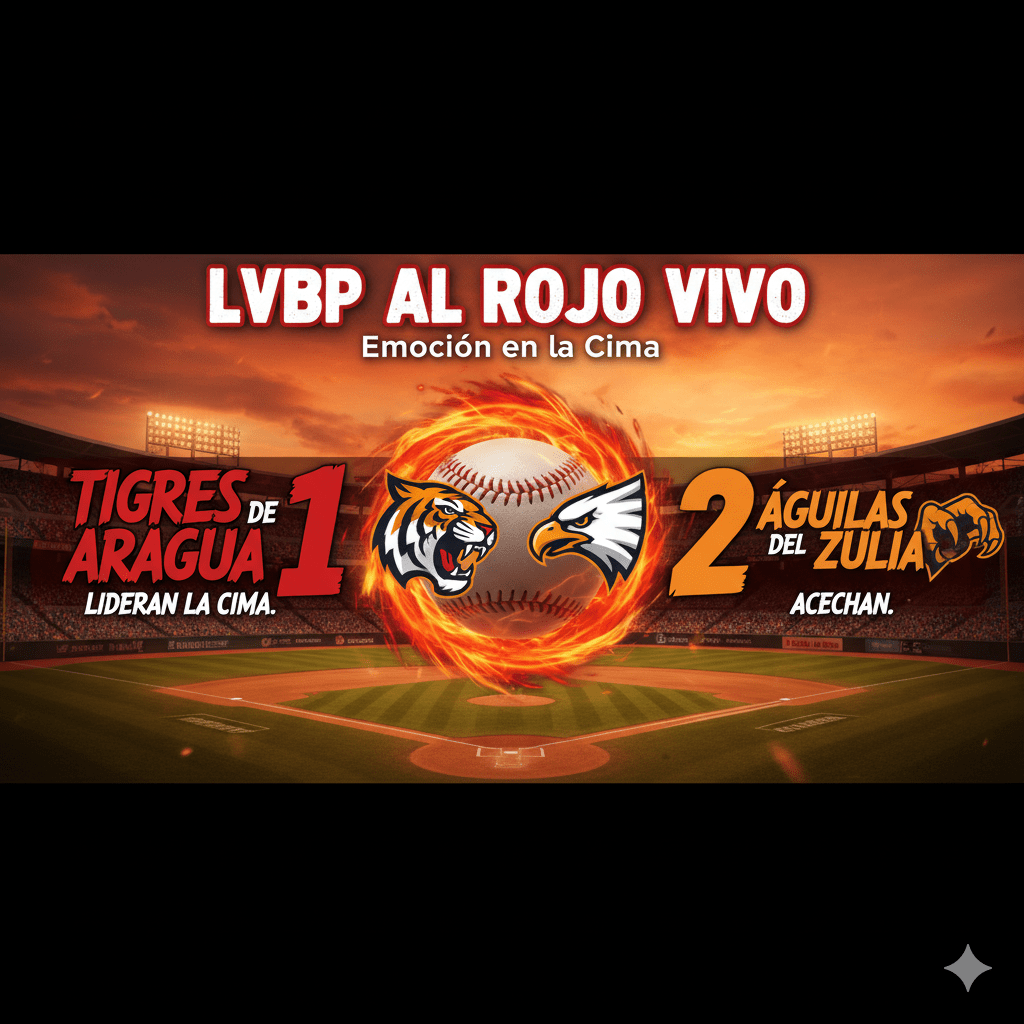 LVBP al Rojo Vivo: Tigres de Aragua Lideran, Pero las Águilas del Zulia Acechan la Cima