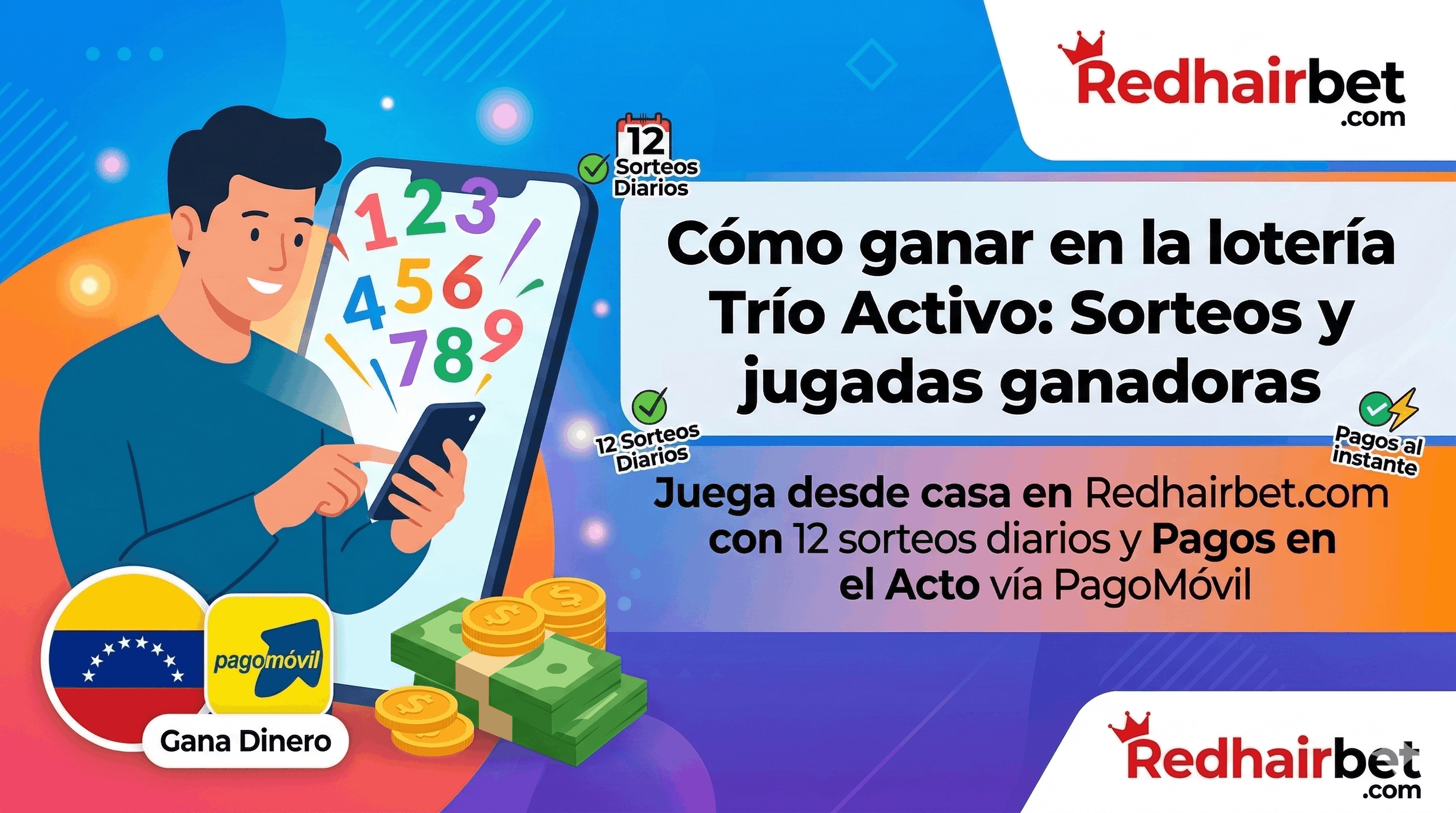 Cómo ganar en la lotería Trío Activo: Sorteos y jugadas ganadoras en Redhairbet.com