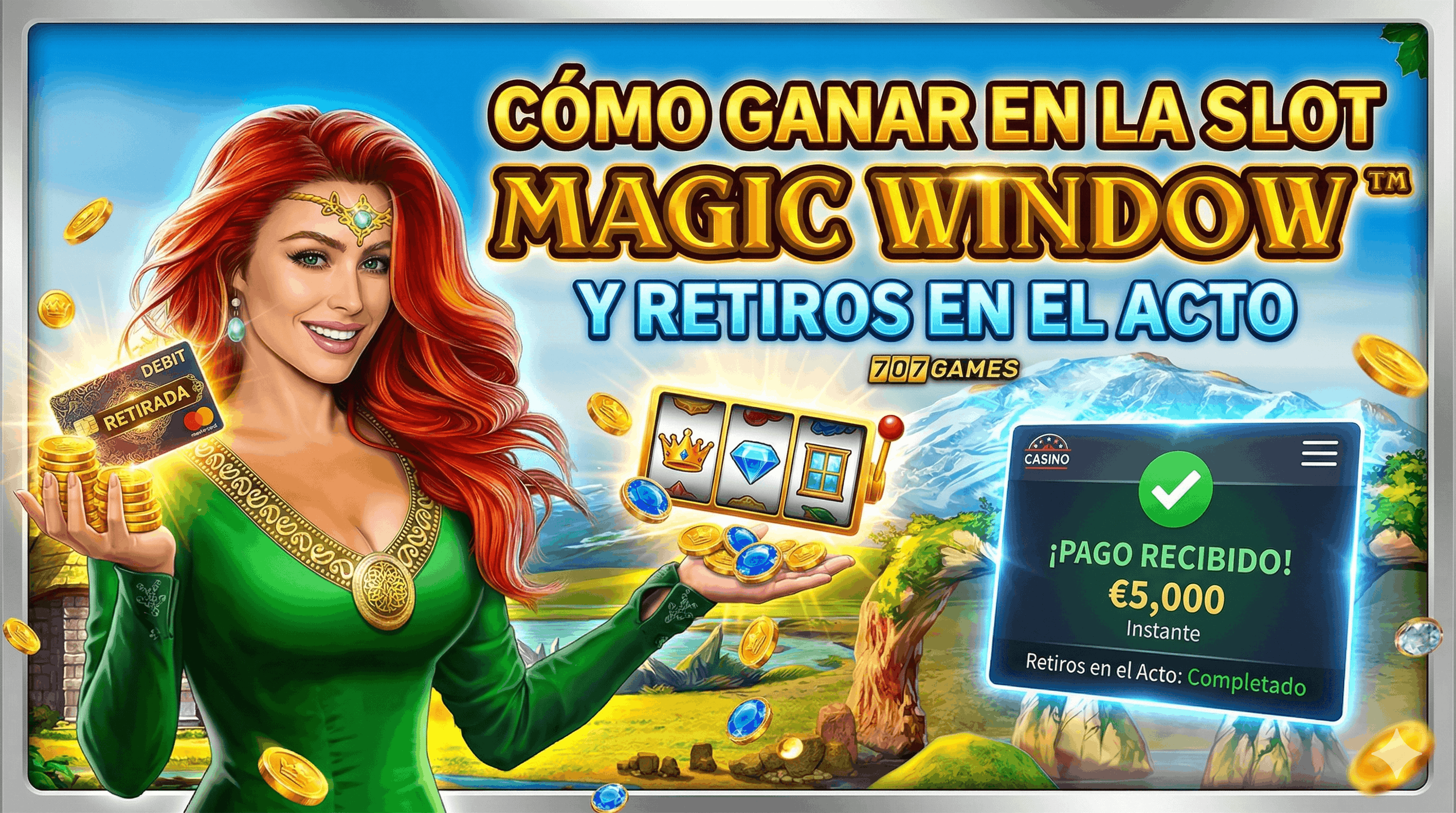 Cómo ganar en el casino online con la slot Magic Window y retiros en el acto