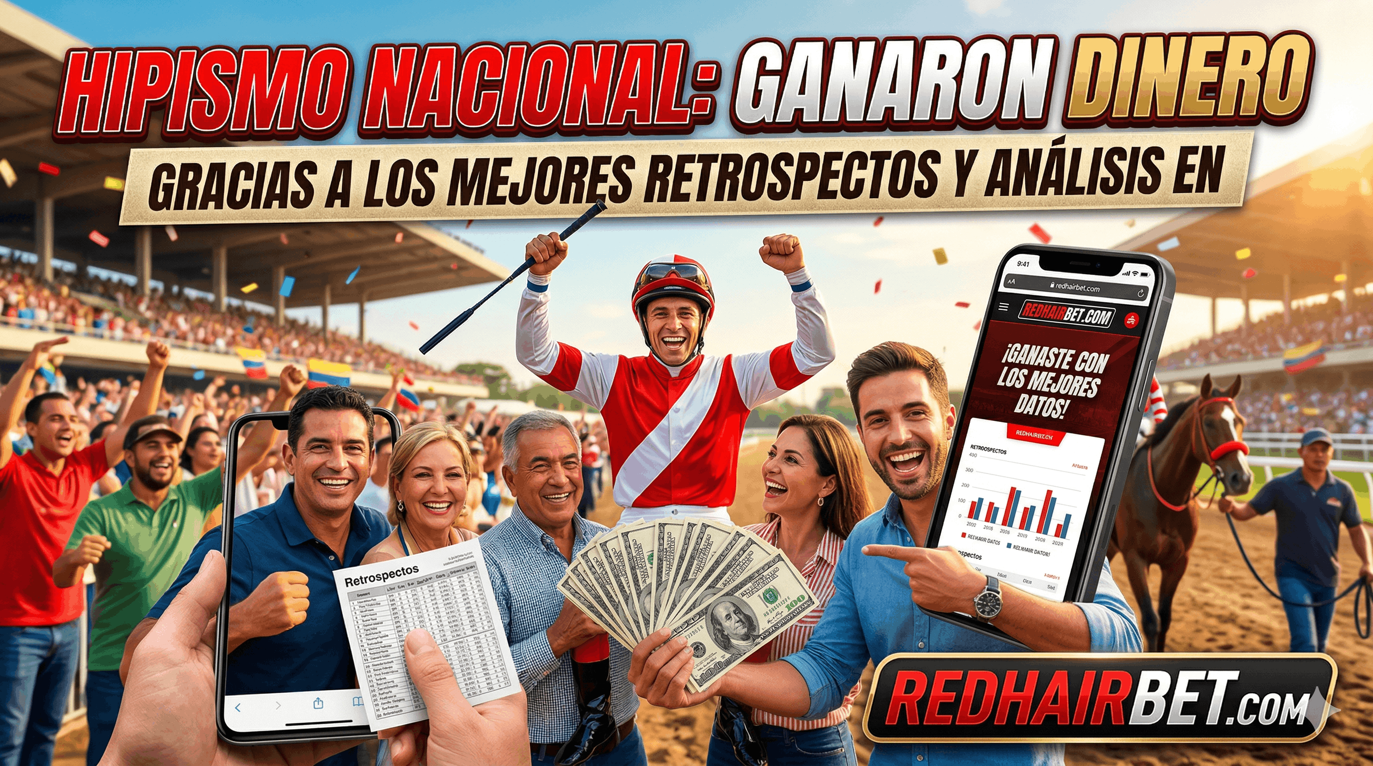 HIPISMO NACIONAL: GANARON DINERO GRACIAS A LOS MEJORES RETROSPECTOS Y ANALISIS EN REDHAIRBET.COM
