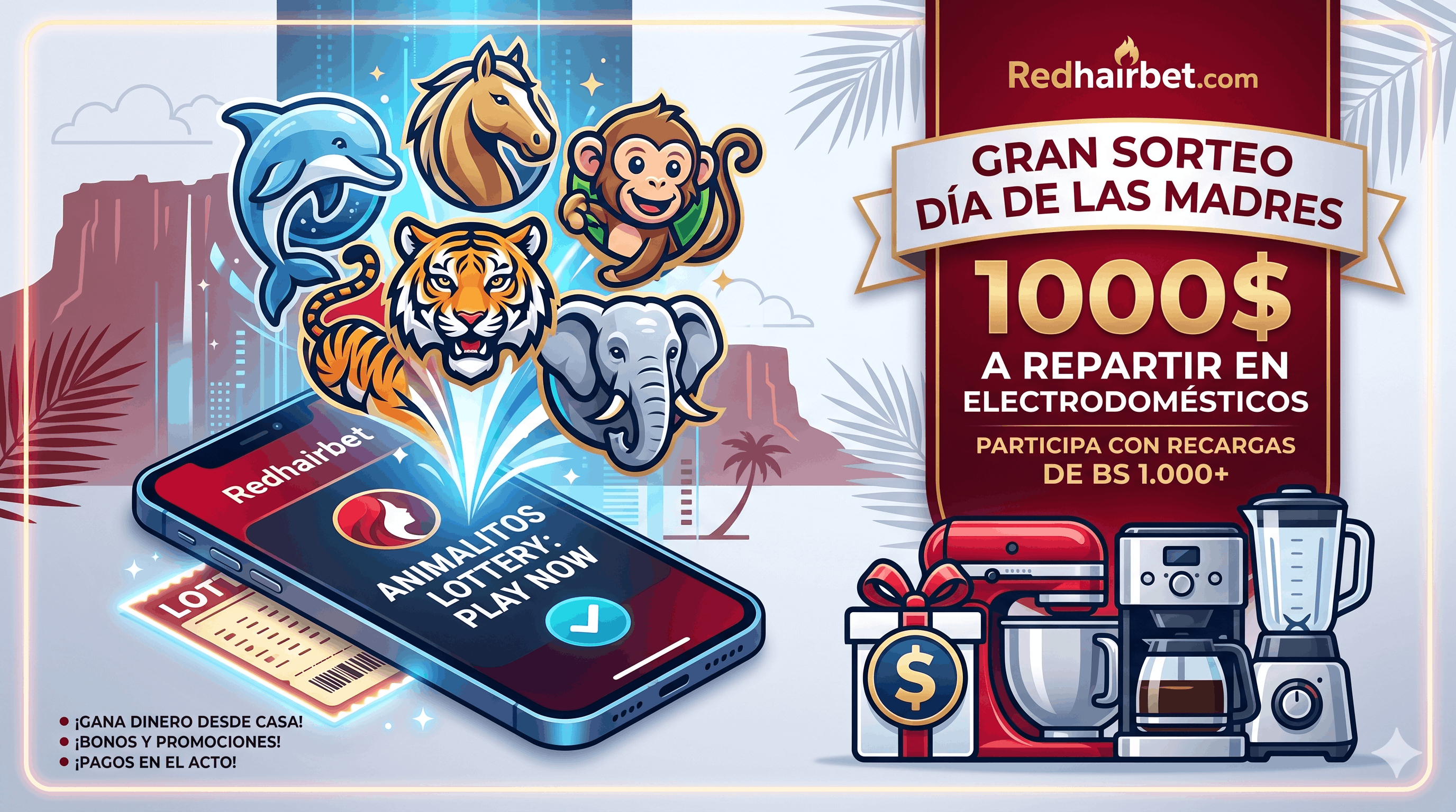 Domina la Suerte con los Animalitos y Gana Premios Increíbles en Redhairbet