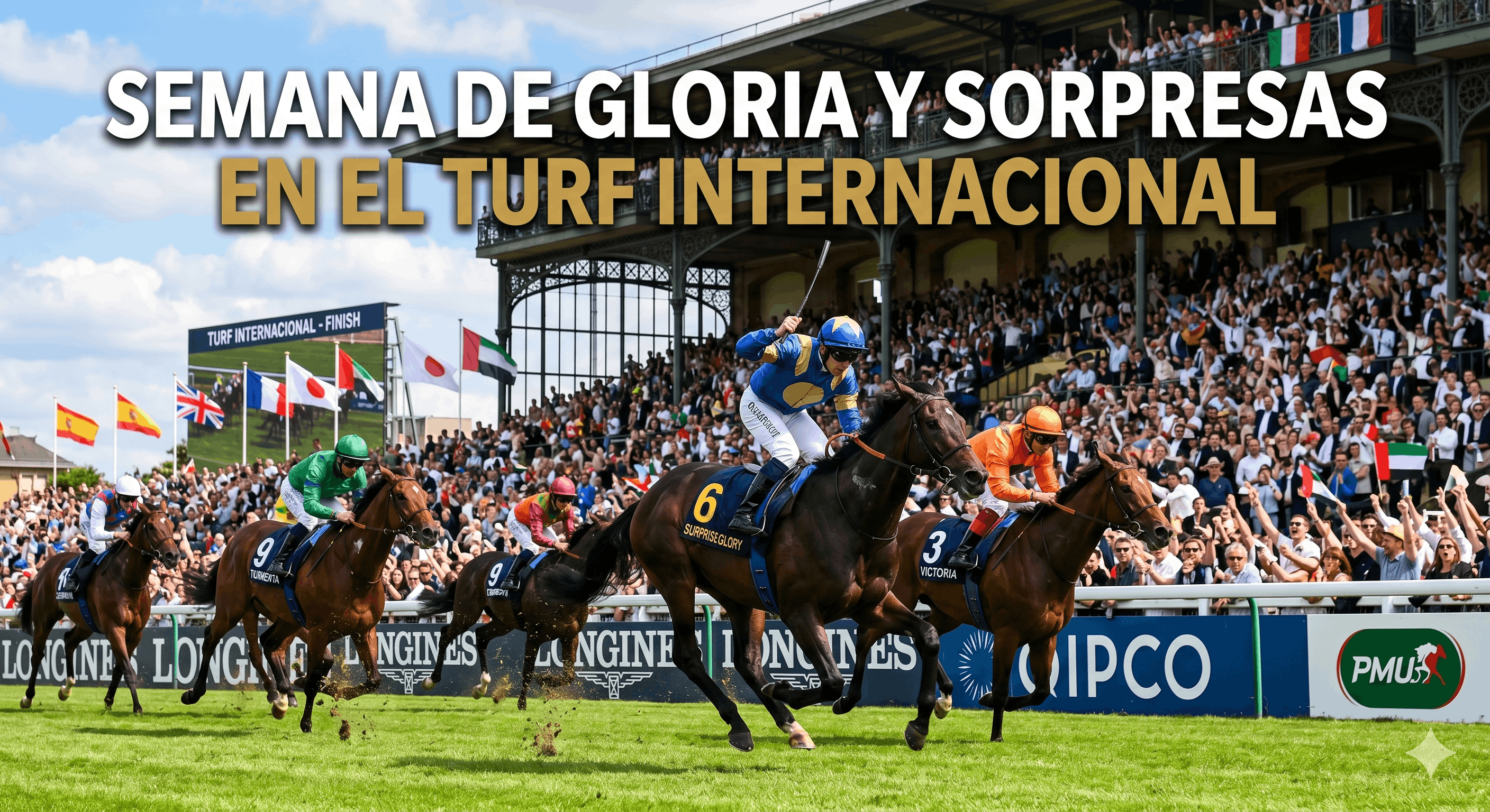SEMANA DE GLORIA Y SORPRESAS EN EL TURF INTERNACIONAL: RESUMEN DEL 4 AL 9 DE MAYO